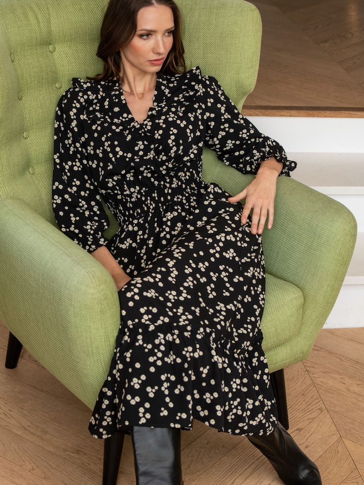 Черный в цветочек - Pour Moi Maggie Dress - Изображение 1 из 4