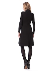 Seraphine Black Rollneck Maternity Dress - Image 2 of 4