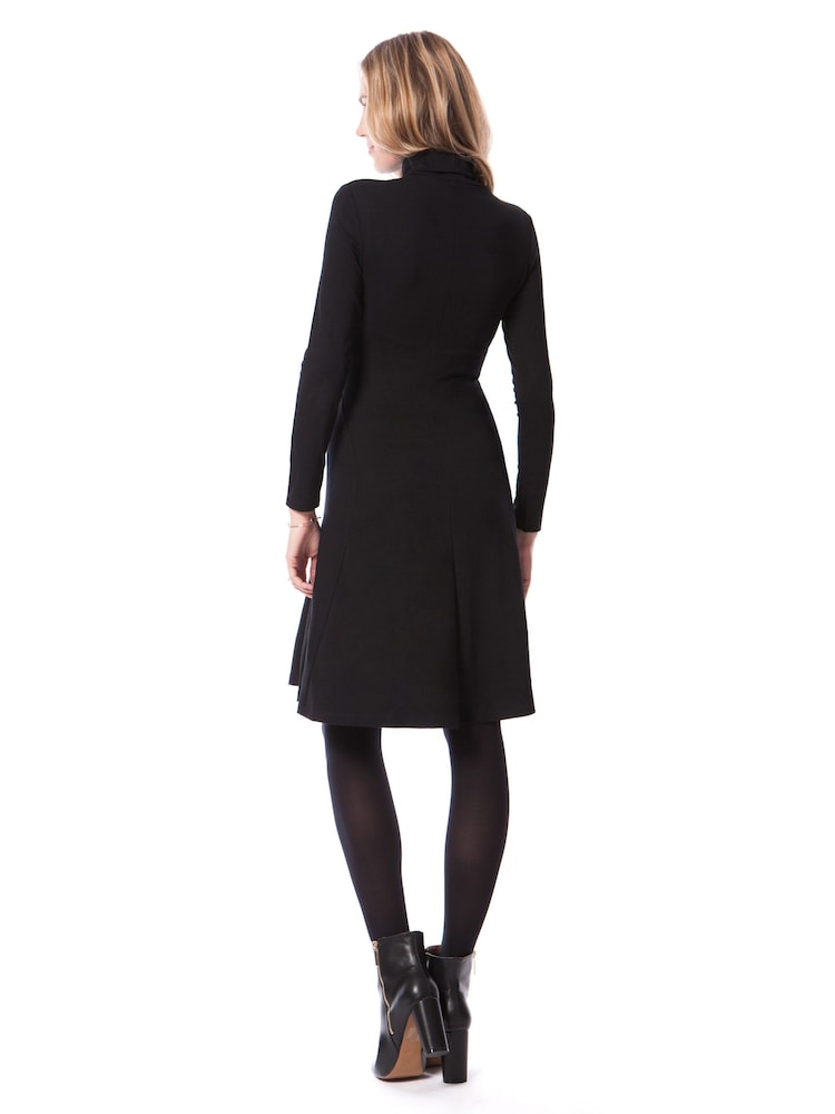 Seraphine Black Rollneck Maternity Dress - Image 2 of 4