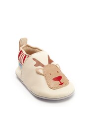Start Rite Cream Fable Slip On Soft Leather Pram Shoes - Image 3 of 6