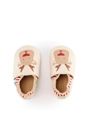 Start Rite Cream Fable Slip On Soft Leather Pram Shoes - Image 5 of 6