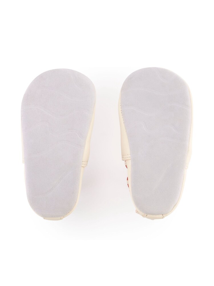 Start Rite Cream Fable Slip On Soft Leather Pram Shoes - Image 6 of 6