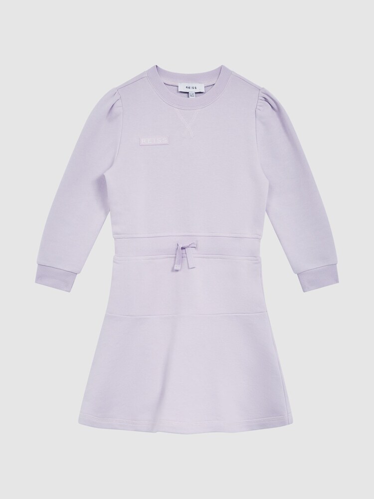 Reiss Lilac Maeve 4-9 yrs Relaxed Jersey Dress - Image 2 of 7