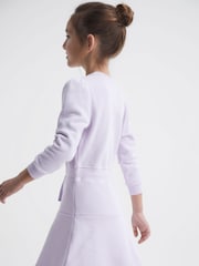 Reiss Lilac Maeve 4-9 yrs Relaxed Jersey Dress - Image 4 of 7