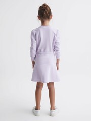 Reiss Lilac Maeve 4-9 yrs Relaxed Jersey Dress - Image 5 of 7