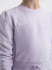 Reiss Lilac Maeve 4-9 yrs Relaxed Jersey Dress - Image 6 of 7