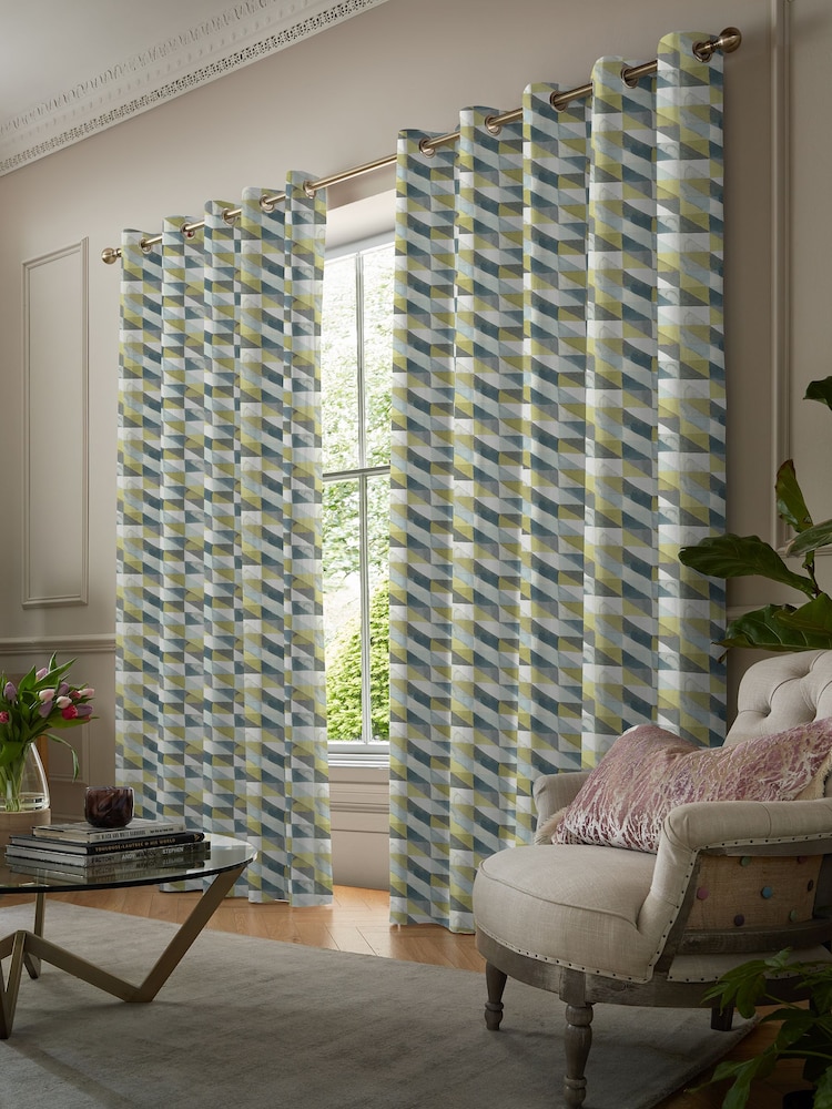 Voyage Grey Kerlaz Made to Measure Curtains - Image 2 of 9