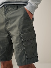 Sage Green 100% Cotton Cargo Shorts - Image 1 of 10
