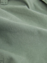 Sage Green 100% Cotton Cargo Shorts - Image 10 of 10