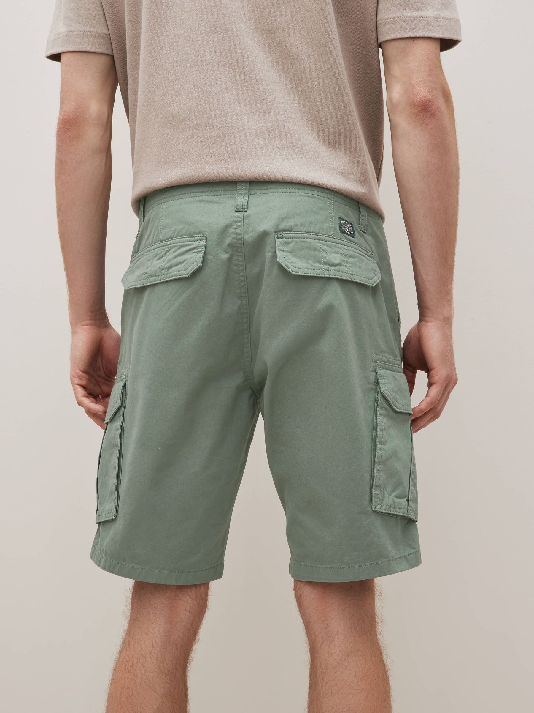 Buy Sage Green 100% Cotton Cargo Shorts from Next USA