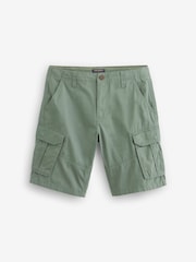 Sage Green 100% Cotton Cargo Shorts - Image 7 of 10