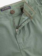 Sage Green 100% Cotton Cargo Shorts - Image 9 of 10