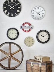 Brookpace Lascelles Cream Open Faced London Clockmaker Wall Clock Large - Image 3 of 4