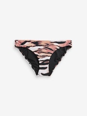 Myleene Klass Tiger High Leg Bikini Bottoms - Image 4 of 4