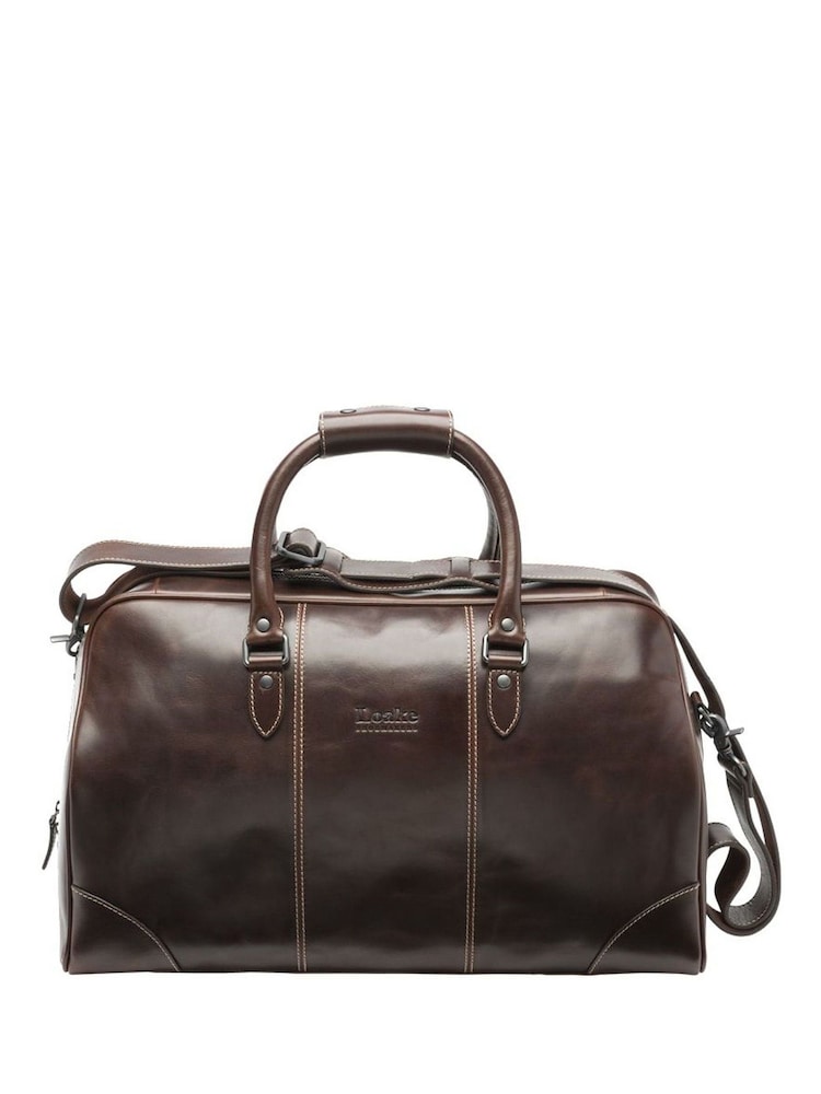 Loake Burghley Overnight Brown Bag - Image 1 of 1 Loake Burghley Overnight Brown Bag - Image 1 of 1