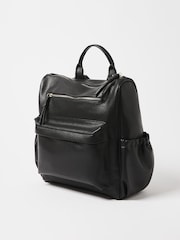 Oliver Bonas Black Slouch Jossie Maxi Backpack - Image 3 of 6
