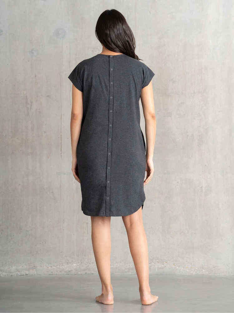 Seraphine Birthing Black Maternity Gown - Image 2 of 7