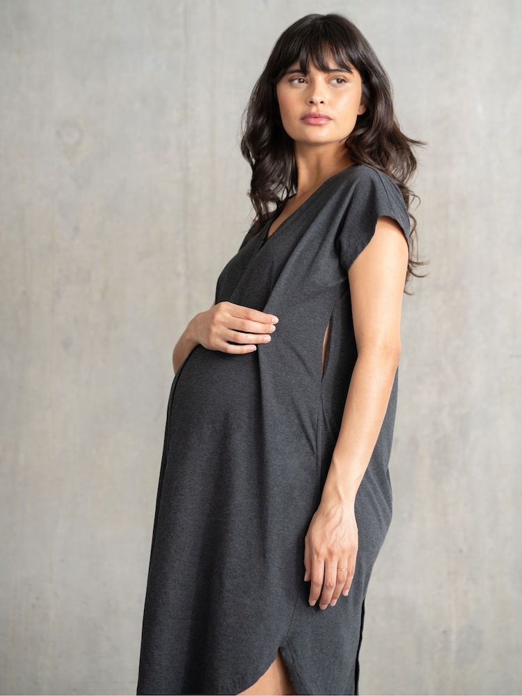 Seraphine Birthing Black Maternity Gown - Image 4 of 4