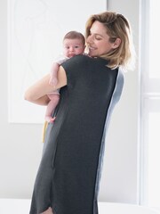 Seraphine Birthing Black Maternity Gown - Image 6 of 7