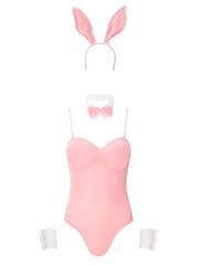 Šviesiai rožinė - Ann Summers smokingo zuikio kostiumas - 6 paveikslėlis iš 6