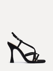 Linzi Black Sabrina Strappy Stiletto Heeled Sandals - Image 2 of 6