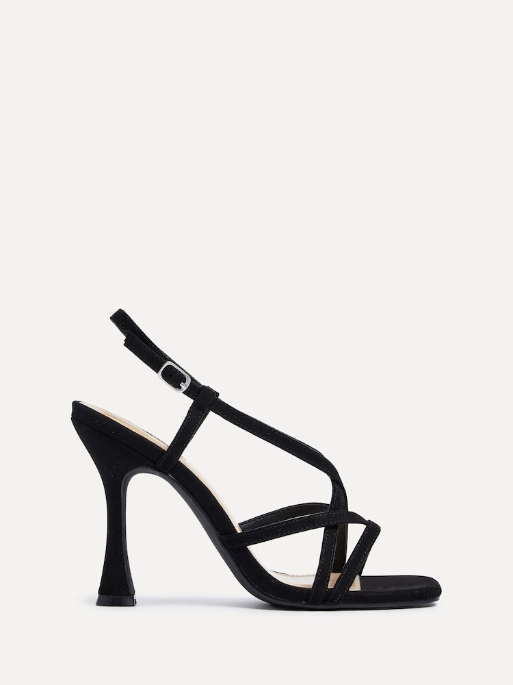 Linzi Black Sabrina Strappy Stiletto Heeled Sandals - Image 2 of 6