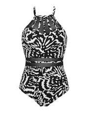 Pour Moi Mono Beach Bound High Neck Swimsuit - Image 4 of 5
