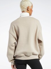 Reebok Yellow Classics Leopard Sweatshirt - Image 2 of 4