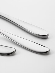 Robert Welch Set of 8 English Teaspoons Bourton Design - Image 3 of 4