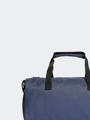 adidas Blue Extra Small Essentials Linear Duffel Bag - Image 2 of 5
