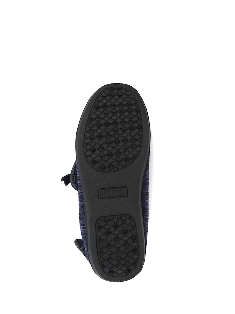 Pavers Ladies Blue Fully Adjustable Slippers - Image 4 of 5