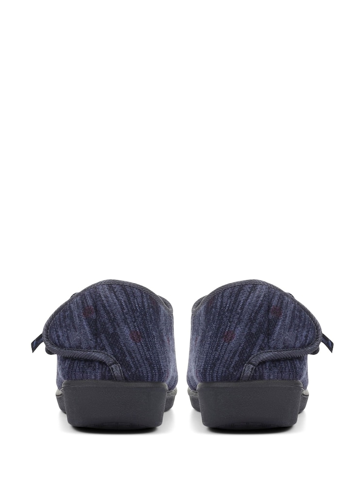 Pavers Ladies Blue Fully Adjustable Slippers - Image 5 of 5