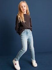 Denim Light Wash Slim Fit Skinny Jeans (3-16yrs) - Image 1 of 5