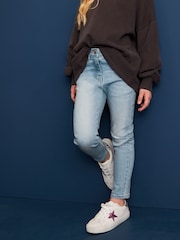 Denim Light Wash Slim Fit Skinny Jeans (3-16yrs) - Image 3 of 5