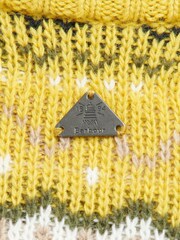 Barbour® Yellow Coastal Galia Fairisle Pattern Jumper - Image 5 of 5