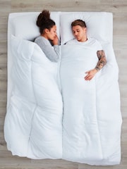 Slumberdown Made For You Two 4.5/10.5 Dual Tog White Duvets - Image 1 of 6