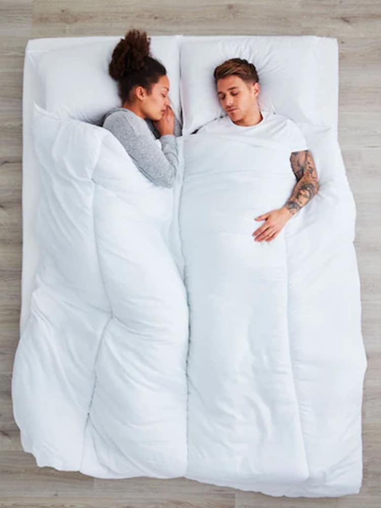 Slumberdown Made For You Two 4.5/10.5 Dual Tog White Duvets - Image 1 of 6