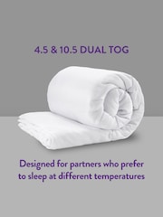 Slumberdown Made For You Two 4.5/10.5 Dual Tog White Duvets - Image 3 of 6