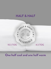 Slumberdown Made For You Two 4.5/10.5 Dual Tog White Duvets - Image 4 of 6