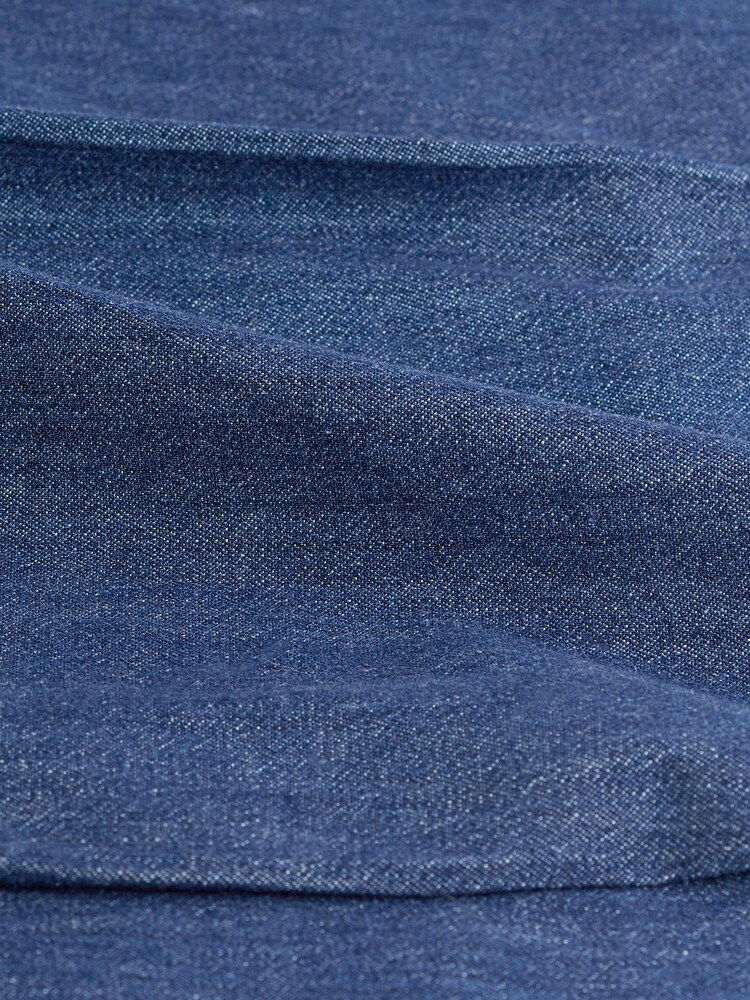 Rinse Blue Pleated Denim Mini Skirt - Image 6 of 6