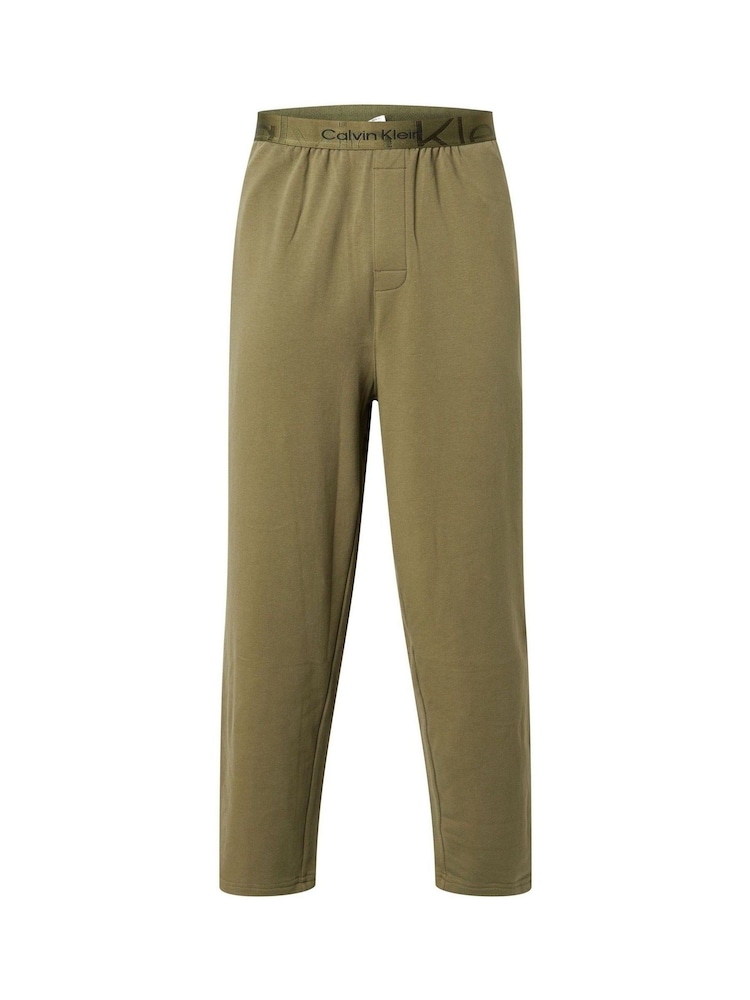 Calvin Klein Black Embossed Icon Lounge Pyjama Trousers - Image 4 of 4