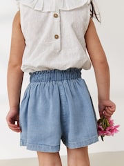 Denim Button Shorts (3mths-7yrs) - Image 3 of 5