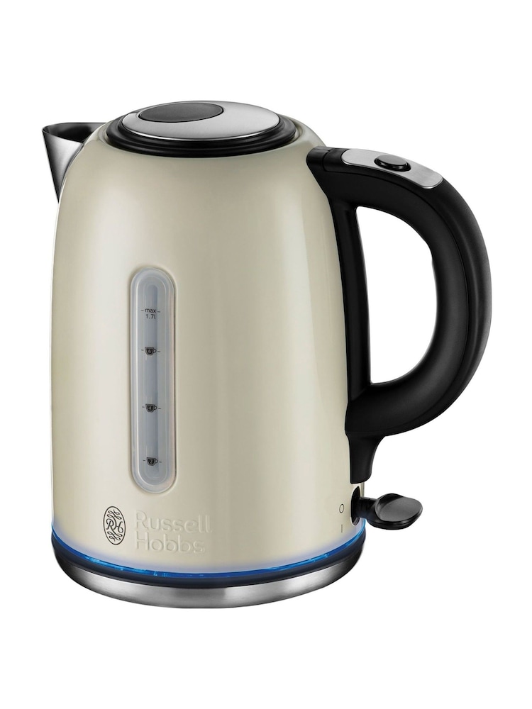 Russell Hobbs Cream 1.7L Quiet Boil Kettle - Image 1 of 5