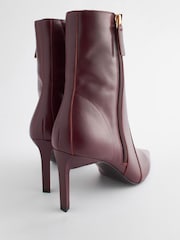 Burgundy Red Forever Comfort® Point Toe Heeled Boots - Image 4 of 7