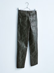 Own. Green Snake Mid Rise Straight Jeans - Image 1 of 4