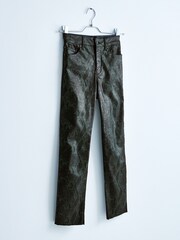 Own. Green Snake Mid Rise Straight Jeans - Image 2 of 4