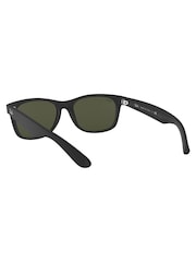 Gummiert/Schwarz - Ray-Ban New Kleine Wayfarer-Sonnenbrille - Bild 10 von 13