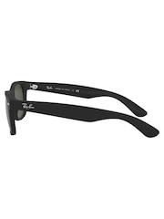 Gummiert/Schwarz - Ray-Ban New Kleine Wayfarer-Sonnenbrille - Bild 12 von 13