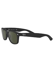 Gummiert/Schwarz - Ray-Ban New Kleine Wayfarer-Sonnenbrille - Bild 13 von 13