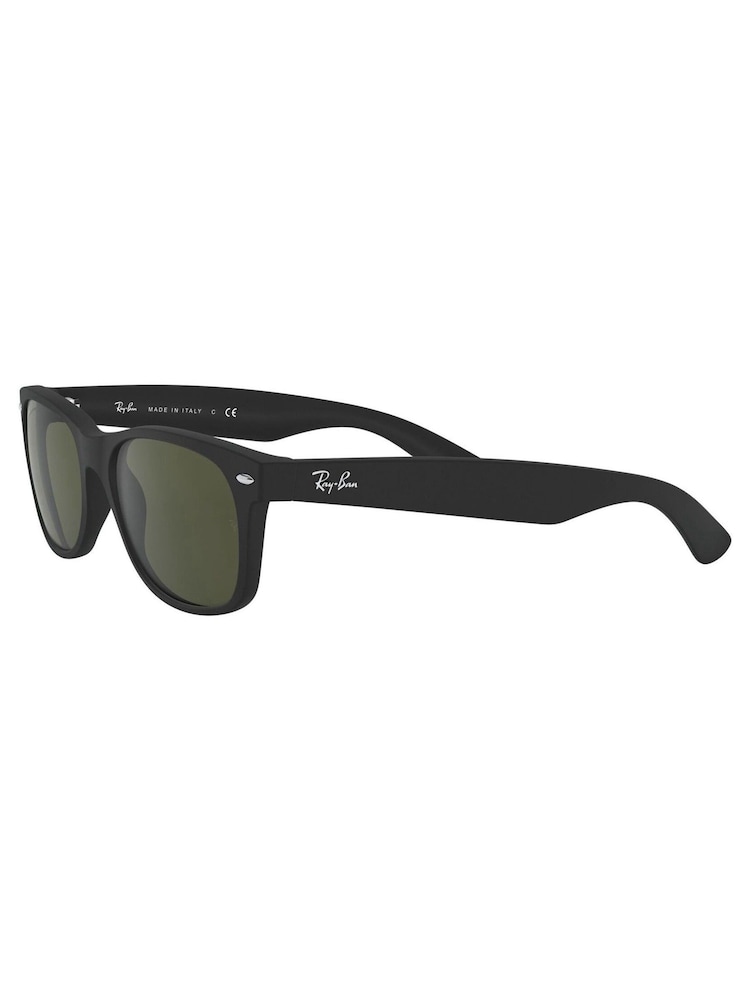 Gummiert/Schwarz - Ray-Ban New Kleine Wayfarer-Sonnenbrille - Bild 13 von 13